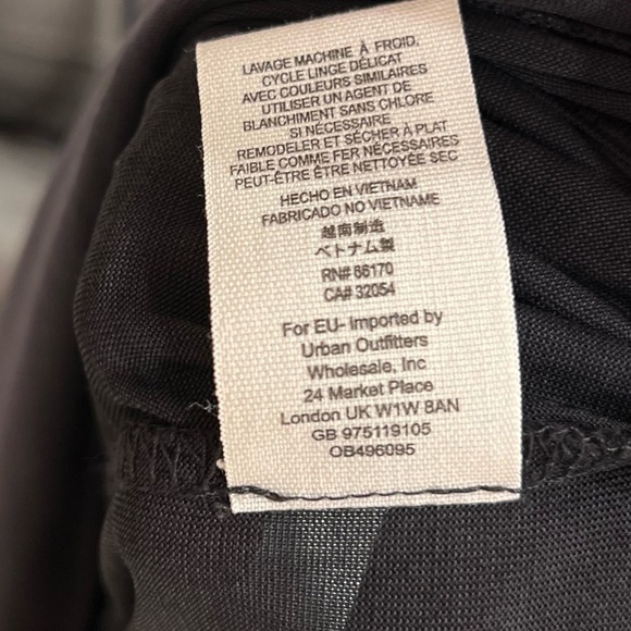 Free People Salt N Peppa Modal Blend Surplice Black Blouse Size Small - Picture 9 of 13